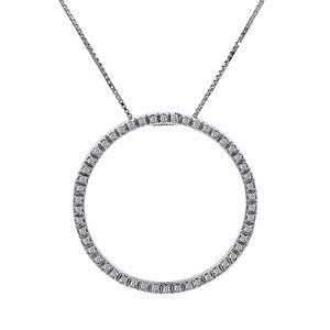 0.50 Carat Diamond Circle Of Love Pendant Link